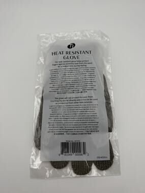 T3 Heat Resistant Glove Gray for Hair Heat Styling Curling Wand